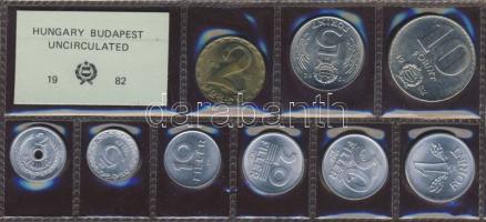 1982. 2f-10Ft 9db klf, forgalmi szettben T:BU