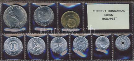 1982. 2f-10Ft 9db klf, forgalmi szettben T:BU