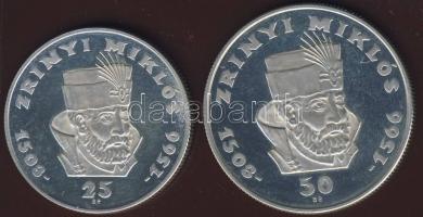 1966. 25Ft Ag + 50Ft Ag "Zrínyi" pár T:P