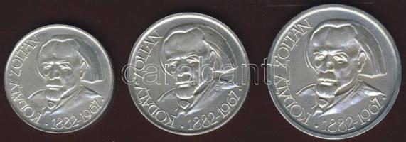 1967. 25Ft Ag, 50Ft Ag, 100Ft Ag "Kodály" sor T:BU