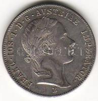 Ausztria/magyar verdejel 1854B  20Kr ezüst  T:1