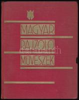 Magyar rajzolóművészek. Szerk.: Pérely Imre. Bp., 1930, Könyvbarátok Szövetsége. Kiadói aranyozott e...