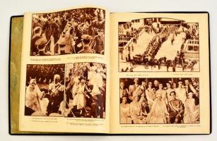 cca 1935 Album Leopold III. (1901-1983), a belga uralkodóról szóló kiadvány, bekötve