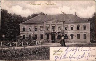 Pozsony, Pressburg, Bratislava; Vaskutacska, Ferdinand király vasfürdő / Eisenbrünnel / spa (EK)