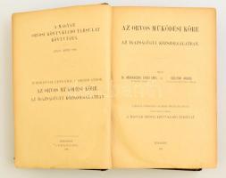 Dr. Moravcsik Ernő Emil-Sólyom Andor: Az orvos működési köre az igazságügyi közszolgálatban. Bp., 19...