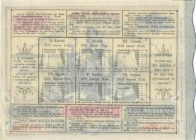 1898. "Budapesti Újságírók Egyesülete" sorsjegy T:I