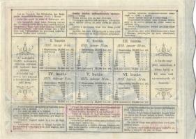 1898. "Budapesti Újságírók Egyesülete" sorsjegy T:I