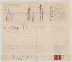 1932-1937. 5db váltó, főleg Simontornyán kiállítva, bélyegekkel, felülbélyegzésekkel, néhány érvényt...