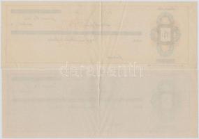 1931-1949. 4db váltó, bélyegekkel, felülbélyegzésekkel, ebből 2db kitöltetlen T:II-,III