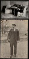 Lenin élete és utóélete, orosz sajtófotók és újságkivágások, 28 db, 22x18 cm