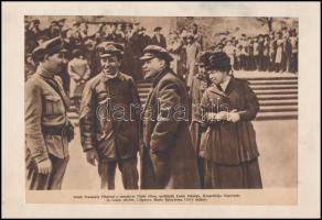 Szamuely Tibor (1890-1919) politikusról készült fotók utólagos előhívásai, 15 db, 23,5x18 cm