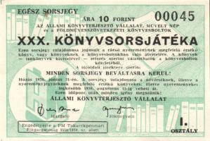 1970. "Állami Könyvterjesztő Vállalat" XXX.Könyvsorsjátéka