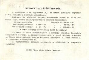 1970. "Állami Könyvterjesztő Vállalat" XXX.Könyvsorsjátéka