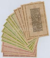 1946. 22db-os vegyes Adópengő tétel T:II-III