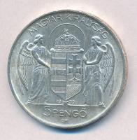 1939. 5P Ag "Horthy balra" T:1-
Adamo P8.2