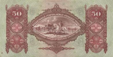 1932. 50P (6x) benne közeli ugrású sorszámok T:I