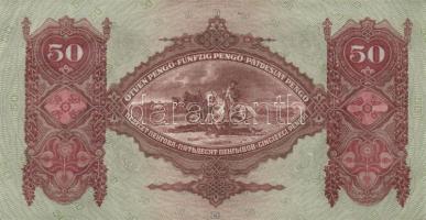 1932. 50P (6x) benne közeli ugrású sorszámok T:I