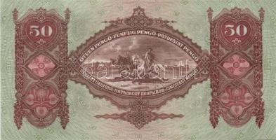 1932. 50P (6x) benne közeli ugrású sorszámok T:I