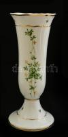 Holloházi Erika mintás váza, matricás, jelzett, hibátlan, m: 21 cm, d:8 cm