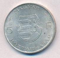 1946. 5Ft Ag "vastag Kossuth" T:2 ü., ph.  Adamo F8