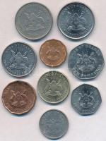 Uganda 1987-2008. 1Sh-500Sh (9kxlf) T:2,2-
Uganda 1987-2008. 1 Shilling - 500 Shillings (9xdiff) C:...