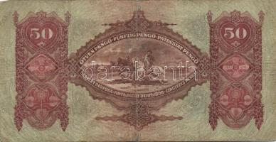 1930-41. 10P, 20P, 50P, 100P zöld nyilaskeresztes felülbélyegzéssel T:II,II-