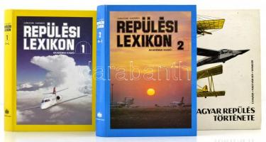 3 db repülés témájú könyv: Repülés Lexikona 1-2. Bp., 1991, Akadémiai Kiadó. Csanádi-Nagyváradi-Winkler: A magyar repülés története. 2. bővített kiadás. Bp., 1977, Műszaki Könyvkiadó.