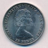 Tristan da Cunha 1980. 25P Cu-Ni "Anyakirályné 80. születésnapja"  T:1- kis ph.
Tristan d...