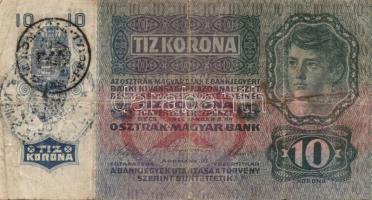 1915. 10K hamis körbélyegzőkkel T:III