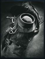 cca 1978 Kortárs fotóművészeti alkotások, 3 db jelzett, vintage fotó, 22x16,5 cm és 18x24 cm között