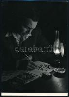 cca 1978 Kortárs fotóművészeti alkotások, 3 db jelzett, vintage fotó, 22x16,5 cm és 18x24 cm között