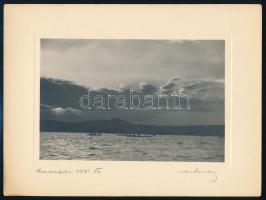 cca 1931 Orphanidesz János (1876-1939) fotóművésztől 4 db aláírt, vintage fotóművészeti alkotás, 18x...