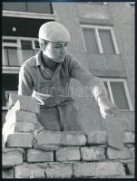 cca 1958 és cca 1964 Magyar Alfréd budapesti fotóművésztől 3 db jelzett vintage fotóművészeti alkotá...