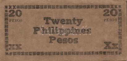 Fülöp szigetek/japán megszállás/gerilla kiadások 1941-44. 1P (2 klf), 10P, 20P T:II,II/III