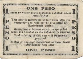 Fülöp szigetek/japán megszállás/gerilla kiadások 1941-44. 1P (2 klf), 10P, 20P T:II,II/III