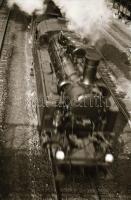 cca 1942 Régi mozdonyok, 4 db szabadon felhasználható vintage negatív, 24x36 mm