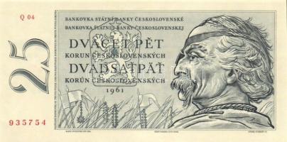 Csehszlovákia 1961. 25K T:I