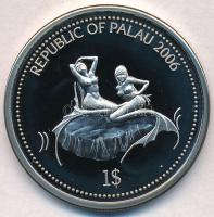 Palau 2006. 1$ Cu-Ni "Tengeri élet védelme" multicolor T:PP 
Palau 2006. 1 Dollar Cu-Ni &...