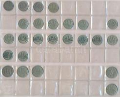 Szovjetunió ~118db-os vegyes kopejka tétel berakólapokon T:vegyes
Soviet Union ~118pcs of kopeks in...