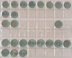 Szovjetunió ~118db-os vegyes kopejka tétel berakólapokon T:vegyes
Soviet Union ~118pcs of kopeks in...