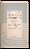 Bertrand Russel: Egy évszázad élettörténete 1814-1914. I.-II. kötet. Új világkönyvtár sorozat. Bp., ...
