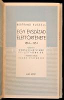 Bertrand Russel: Egy évszázad élettörténete 1814-1914. I.-II. kötet. Új világkönyvtár sorozat. Bp., ...