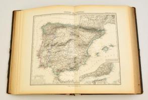 Stieler's Handatlas über alle Theile der Erde un über das Weltgebäude. Gotha, 1881, Justus Pert...