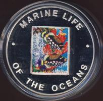 Uganda 2002. 1000Sh Ag multicolor "Tengeri élővilág - halak" T:PP