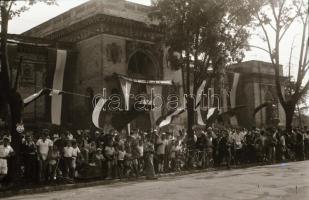 1948 Budapest, Városliget, kerékpár verseny, 41 db szabadon felhasználható vintage negatív, 24x36 mm