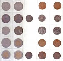 Dél-Afrika 1932-2010. 45db különféle érme két berakólapon T:1-,2,2-
South Africa 1932-2010. 45pcs o...