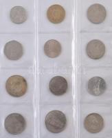 114db-os vegyes fémpénz gyűjtemény afrikai országokból, piros albumban T:vegyes
114pcs of various m...