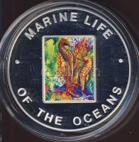 Uganda 2002. 1000Sh Ag multicolor "Tengeri élővilág - csikóhal" T:PP