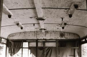 1990 Régi fogaskerekű kocsi felújítás előtti állapota, 30 db szabadon felhasználható vintage negatív...