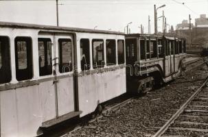 1983. október 19. A millenniumi földalatti régi szerelvényeiről készült felvétel sorozat, 33 db szab...